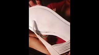 Ebony Queen makes u her Foot cuckhold bitch