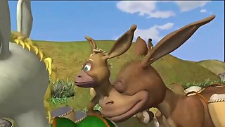 super hot homoerotic donkey cuck gets maltreated and anal penetrate cry